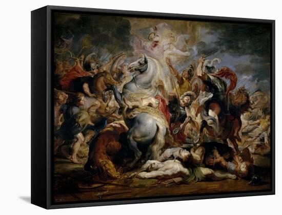 The Death of Consul Decio, 1616-1617-Peter Paul Rubens-Framed Stretched Canvas