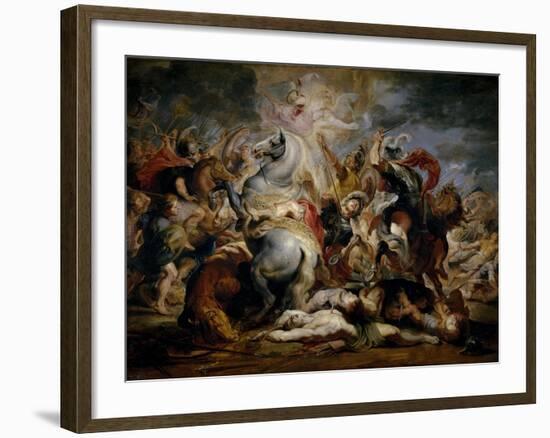 The Death of Consul Decio, 1616-1617-Peter Paul Rubens-Framed Giclee Print