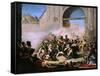 The Death of Daoiz-Manuel Castellano-Framed Stretched Canvas