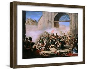 The Death of Daoiz-Manuel Castellano-Framed Giclee Print