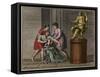 The Death of Demosthenes, 384-322 BC-French School-Framed Stretched Canvas