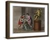 The Death of Demosthenes, 384-322 BC-French School-Framed Giclee Print