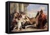 The Death of Dido, 1757-1760-Giovanni Battista Tiepolo-Framed Stretched Canvas