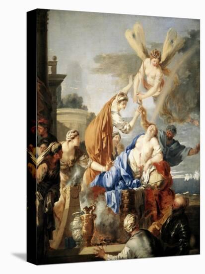 The Death of Dido, C1637-C1640-Sébastien Bourdon-Stretched Canvas