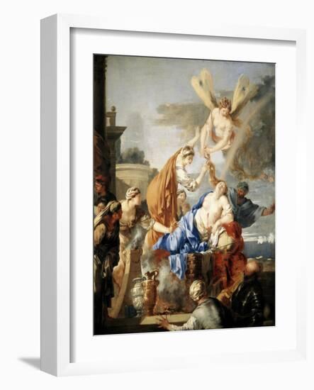 The Death of Dido, C1637-C1640-Sébastien Bourdon-Framed Giclee Print