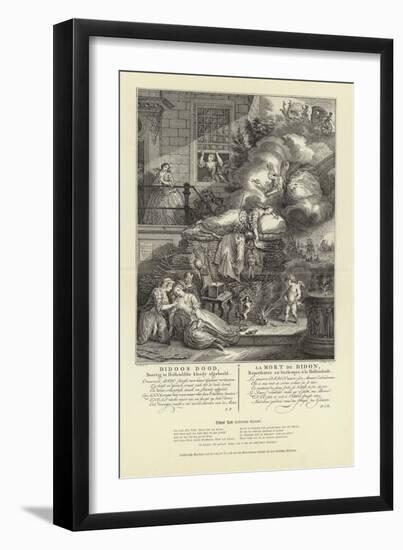 The Death of Dido-Cornelis Troost-Framed Giclee Print