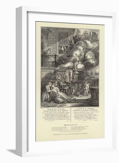 The Death of Dido-Cornelis Troost-Framed Giclee Print