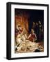 The Death of Elizabeth I, Queen of England-Paul Hippolyte Delaroche-Framed Giclee Print