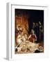 The Death of Elizabeth I, Queen of England-Paul Hippolyte Delaroche-Framed Giclee Print