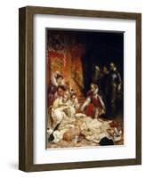 The Death of Elizabeth I, Queen of England-Paul Hippolyte Delaroche-Framed Giclee Print