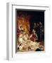 The Death of Elizabeth I, Queen of England-Paul Hippolyte Delaroche-Framed Giclee Print