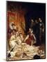 The Death of Elizabeth I, Queen of England-Paul Hippolyte Delaroche-Mounted Giclee Print