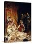 The Death of Elizabeth I, Queen of England-Paul Hippolyte Delaroche-Stretched Canvas