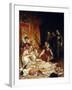 The Death of Elizabeth I, Queen of England-Paul Hippolyte Delaroche-Framed Premium Giclee Print