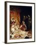 The Death of Elizabeth I, Queen of England-Paul Hippolyte Delaroche-Framed Premium Giclee Print