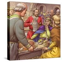 The Death of Eustace, Duke of Normandy-Pat Nicolle-Stretched Canvas