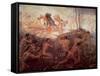 The Death of General Braddock Near Fort Duquesne-English-Framed Stretched Canvas