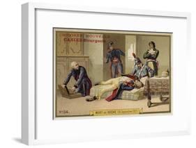 The Death of General Hoche, 18 September 1797-null-Framed Giclee Print