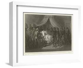 The Death of General Hoche-Denis Auguste Marie Raffet-Framed Giclee Print