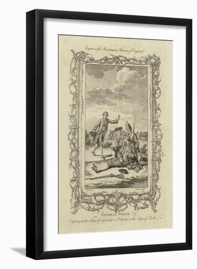 The Death of General James Wolfe-Samuel Wale-Framed Giclee Print