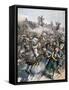 The Death of General Margallo, the Rif War, Morocco, 1893-null-Framed Stretched Canvas