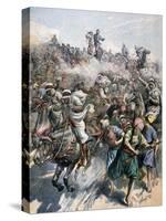 The Death of General Margallo, the Rif War, Morocco, 1893-null-Stretched Canvas