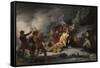 The Death of General Montgomery in the Attack on Quebec, December 31, 1775, 1786-John Trumbull-Framed Stretched Canvas