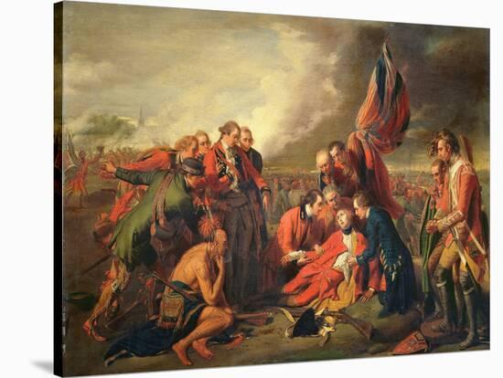 The Death of General Wolfe (1727-59), C.1771-Benjamin West-Stretched Canvas