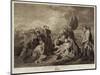 The Death of General Wolfe (1727-59), Engraved by William Woollett (1735-85) C.1776 (Engraving)-Benjamin West-Mounted Giclee Print