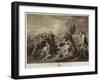 The Death of General Wolfe (1727-59), Engraved by William Woollett (1735-85) C.1776 (Engraving)-Benjamin West-Framed Giclee Print