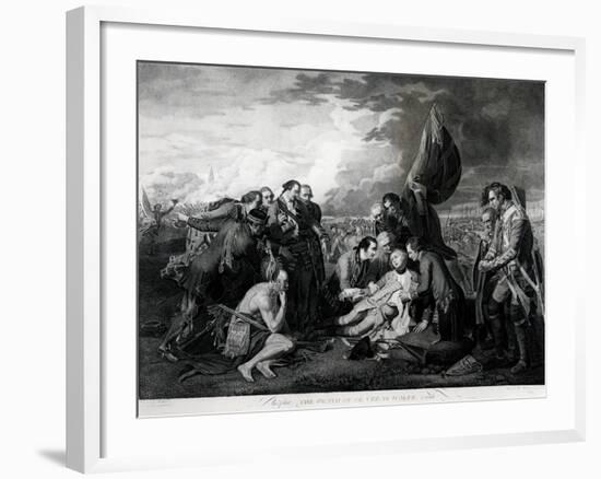 The Death of General Wolfe 1759-Benjamin West-Framed Giclee Print