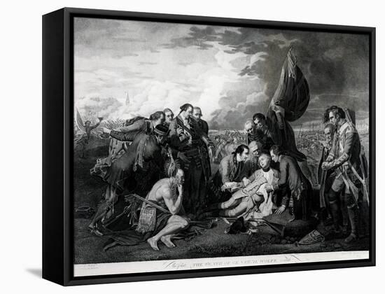 The Death of General Wolfe 1759-Benjamin West-Framed Stretched Canvas