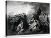 The Death of General Wolfe 1759-Benjamin West-Stretched Canvas