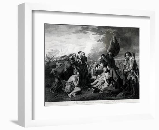 The Death of General Wolfe 1759-Benjamin West-Framed Giclee Print