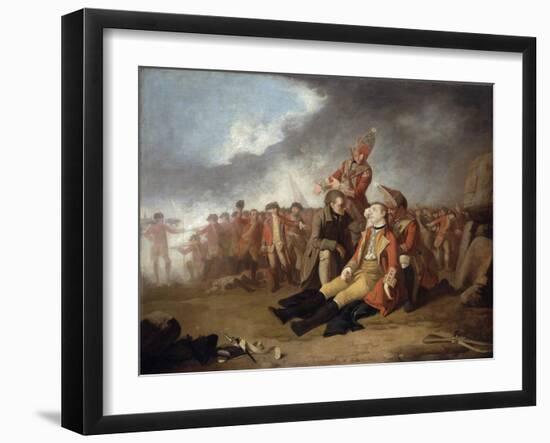 The Death of General Wolfe, 1763-Edward Penny-Framed Giclee Print