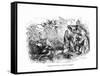 The Death of General Wolfe at Quebec, 1759-null-Framed Stretched Canvas