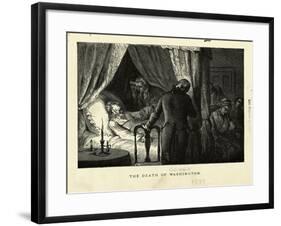 The Death of George Washington-null-Framed Giclee Print