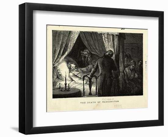 The Death of George Washington-null-Framed Giclee Print