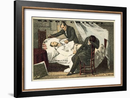 The Death of Gericault-Ary Scheffer-Framed Giclee Print