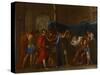 The Death of Germanicus, 1627-Nicolas Poussin-Stretched Canvas