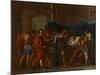 The Death of Germanicus, 1627-Nicolas Poussin-Mounted Giclee Print