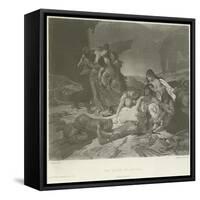 The Death of Havana-Fernand Cormon-Framed Stretched Canvas