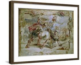 The Death of Hector, 1630-1635-Peter Paul Rubens-Framed Giclee Print