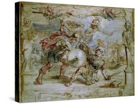 The Death of Hector, 1630-1635-Peter Paul Rubens-Stretched Canvas