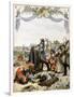 The Death of Henri De La Tour D'Auvergne, Vicomte De Turenne-Maurice Leloir-Framed Art Print