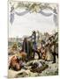 The Death of Henri De La Tour D'Auvergne, Vicomte De Turenne-Maurice Leloir-Mounted Art Print