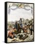 The Death of Henri De La Tour D'Auvergne, Vicomte De Turenne-Maurice Leloir-Framed Stretched Canvas