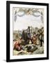 The Death of Henri De La Tour D'Auvergne, Vicomte De Turenne-Maurice Leloir-Framed Art Print