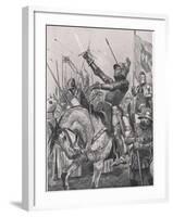 The Death of Henry Hotspur, 21st July 1403, Illustration from 'British Battles on Land and Sea',…-Richard Caton Woodville-Framed Giclee Print