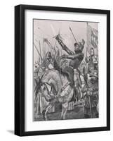 The Death of Henry Hotspur, 21st July 1403, Illustration from 'British Battles on Land and Sea',…-Richard Caton Woodville-Framed Giclee Print